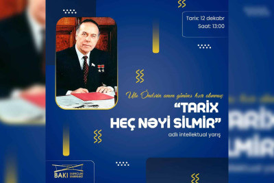 Bakıda "Tarix heç nəyi silmir" adlı bilik yarışı keçiriləcək