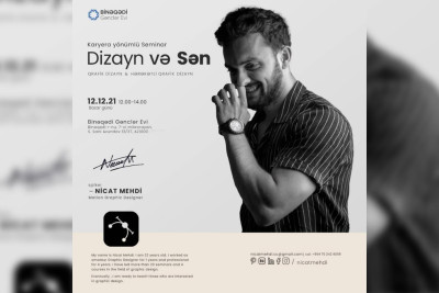 Dizayner peşəsinə yiyələnmək istəyənlər üçün ödənişsiz təlim təşkil olunacaq
