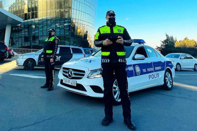 Yol Polisi hava şəraiti ilə əlaqədar hərəkət iştirakçılarına müraciət edib