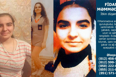 Bakıda 19 yaşlı qız itkin düşüb