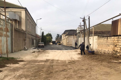 Sabunçu rayonunda yenidənqurma işləri aparılır