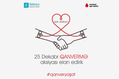 Xətai rayonunda qanvermə aksiyası keçiriləcək