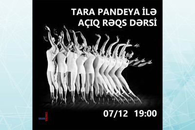 Bakıda Tara Pandeyanın rəhbərliyi ilə master-klas təşkil olunacaq