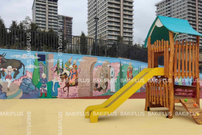 Xətai rayonu: Nizami Gəncəvi parkında yenidənqurma işləri həyata keçirilib