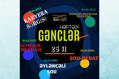 Bakı Gənclər Mərkəzi silsilə tədbirlər keçirəcək