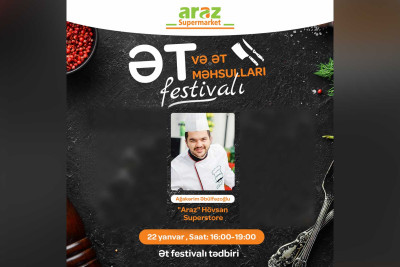 Hövsanda supermarketdə "ət və ət məhsulları" festivalı keçiriləcək