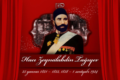 Bu gün Hacı Zeynalabdin Tağıyevin doğum günüdür