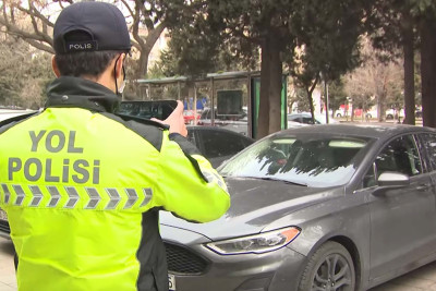 Bakıda qanunsuz parklanmaya qarşı reydlər davam edir