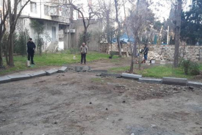 Nəsimi rayonunda məhəllələrin abadlaşdırılması davam edir
