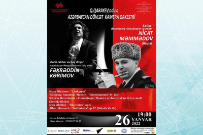 Filarmoniyada Avropa klassik musiqilərindən ibarət gecə keçiriləcək