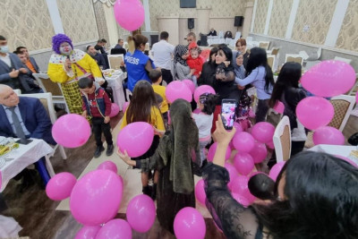 Suraxanı rayonunda şəhidin 1 yaşlı övladına doğum günü şənliyi keçirilib