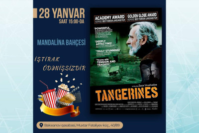 Bakı Gənclər Mərkəzində “Mandarin bağı” filmi nümayiş olunacaq