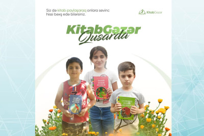 Bakıda Qusar rayonundan olan uşaqlar üçün kitablar toplanır