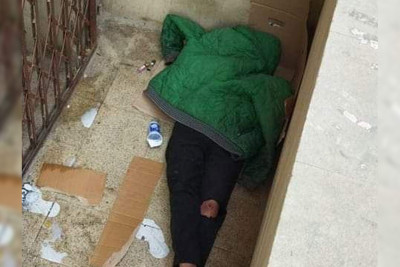Nizami metrosunun yaxınlığında dilənən 11 yaşlı uşaq patının qurbanına çevrilib