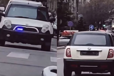 NAZ “Lifan” markalı avtomobilin sürücüsü nəqliyyat vasitəsinin dövlət nömrə nişanını çıxarıb: DYP bu barədə açıqlama verib