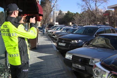 Bakıda son sutka ərzində 175 sürücü parklanmaya görə cərimələnib
