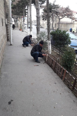 Xəzər rayonunun bütün qəsəbələri əhatə olunmaqla genişmiqyaslı ümumrayon iməcliyi keçirilib