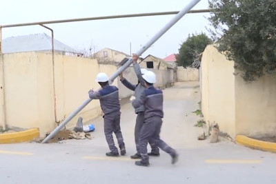 Şüvəlanda yanmış silah-sursat aşkar olunub