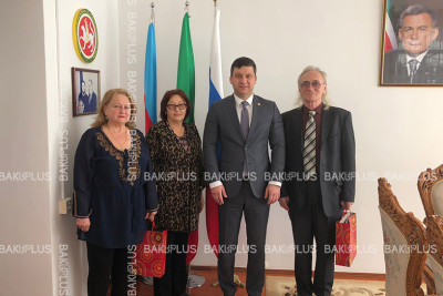 Azərbaycanda Tatar mədəniyyətinin xadimləri mükafatlandırılıb