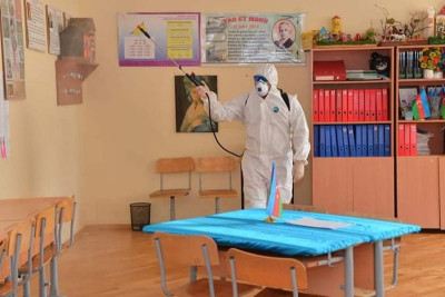 Bakının iki məktəbində ənənəvi tədris bərpa olunub