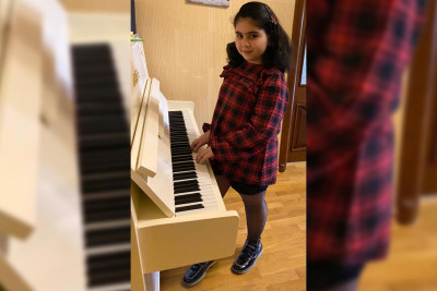 Ə.Bakıxanov adına 6 nömrəli uşaq musiqi məktəbinin növbəti şagirdi uğura imza atıb