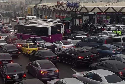 Bakı-Sumqayıt yolunda tıxac: marşrut avtobusları gecikir