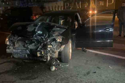 Bakıda avtomobillər toqquşub