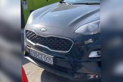 Bakıda digər avtomobilin yolunu kəsən sürücü cərimələnib