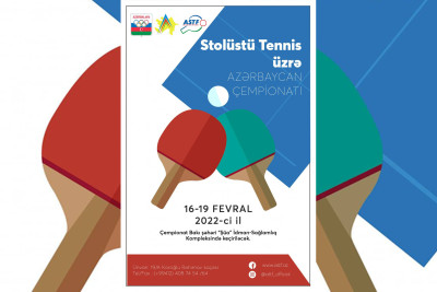 "Şüa" İdman-Sağlamlıq Kompleksində stolüstü tennis üzrə ölkə çempionatı baş tutacaq