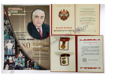 Xalq artisti Səyavuş Aslanın şəxsi əşyaları Tarix muzeyinə təhvil verilib