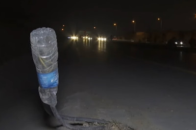Bakının magistral yolları gecə saatlarında işıqsız qalır