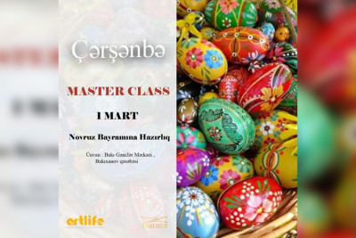 Bakıda yumurta boyamaq üzrə master-klas keçiriləcək