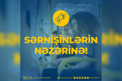 BNA: sabah bir sıra avtobusların hərəkət sxemi müvəqqəti dəyişdirilir