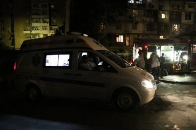 Səbail rayonunda motosiklet qəza törədib