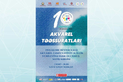 Bakı Xətai Sənət Mərkəzində akvarel əsərlərindən ibarət sərgi keçiriləcək