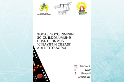 Bakıda “Cinayətin cəzası” adlı fotosərgi keçiriləcək
