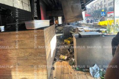 Nərimanov: “Köz dönər”də yanğın baş verib