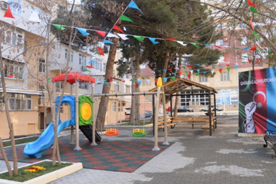 Nəsimi rayonunda daha iki ünvan əsaslı təmir olunub