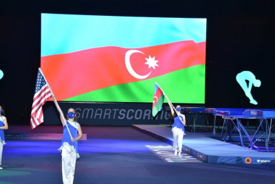Bakıda batut gimnastikası üzrə Dünya Kubokuna start verildi