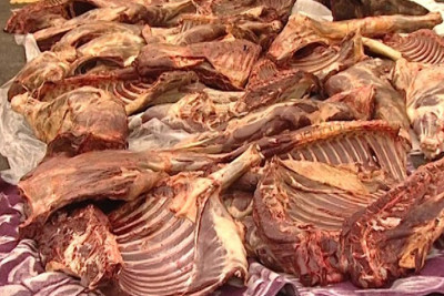 Bakıda avtomobildə 200 kq mənşəyi məlum olmayan ət tapılıb