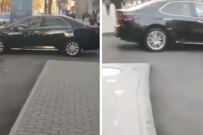 Səbail rayonunda velosiped zolağı zəbt olunub