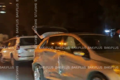 Bakıda yol-nəqliyyat hadisəsi baş verib