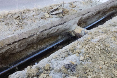 Səbail rayonunda su boruları dəyişdirilir