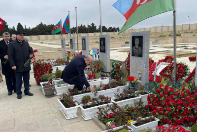 Nəsimi rayonunda Vətən müharibəsi şəhidlərinin əziz xatirəsi yad edilib