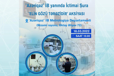“Azəriqaz” İB ödənişli (mexaniki) sayğaclar ilə bağlı aksiya keçirəcək