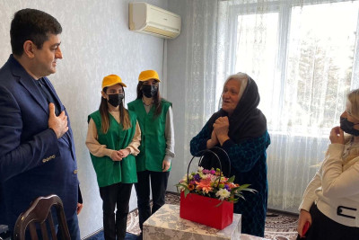 8 Mart Beynəlxalq Qadınlar Günü münasibətilə şəhid ailələri ziyarət olunub