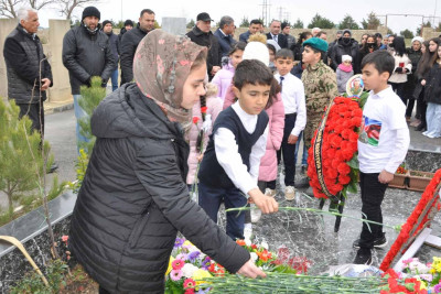 Pirallahı rayonunda şəhidin doğum günü qeyd olunub