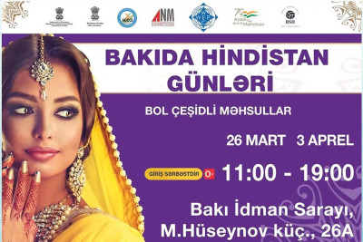 Bakıda Hindistan istehsalı olan məhsulların sərgisi təşkil olunacaq