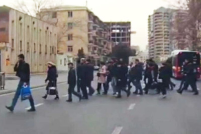 Xətai: 28 may küçəsində kütləvi qayda pozuntusu baş verib