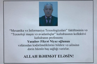 Bakı universitetinin professoru vəfat edib